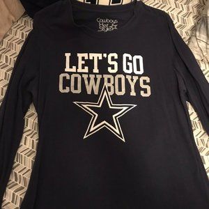 DALLAS COWBOYS NFL HER STYLE LONG SLEEVE LIKE NEW